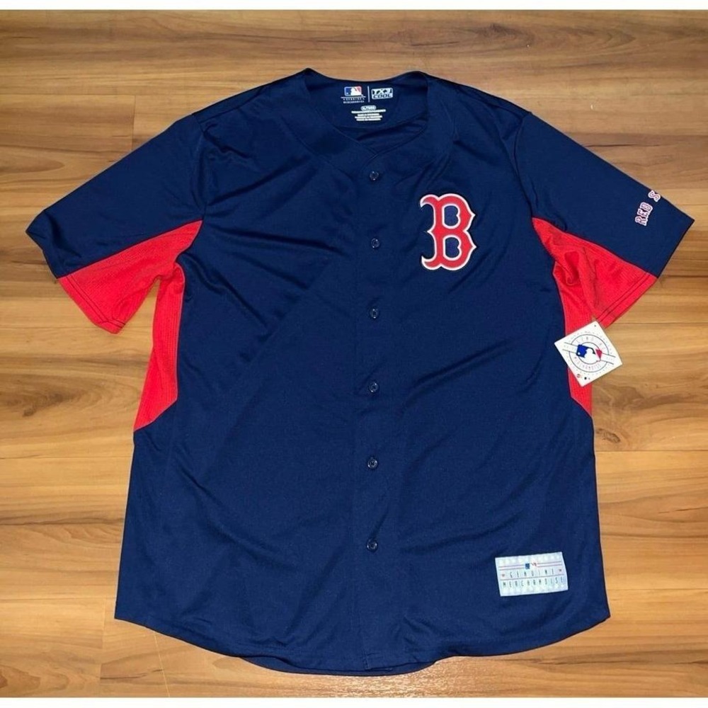 NWT Genuine Merchandise TX3 Cool Boston Red Sox MLB Baseball Jersey